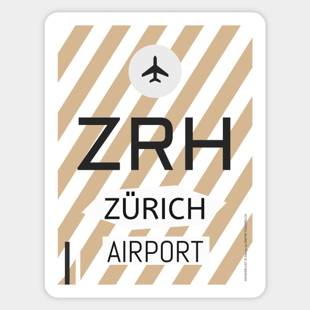 ZRH Zurich Alpine chocolate Sticker by Woohoo